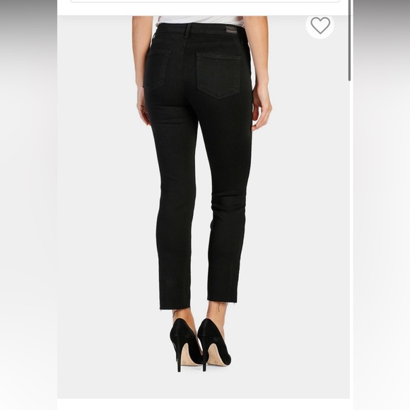 PAIGE - Jacqueline Straight Raw Hem Jeans - Picture 2 of 5